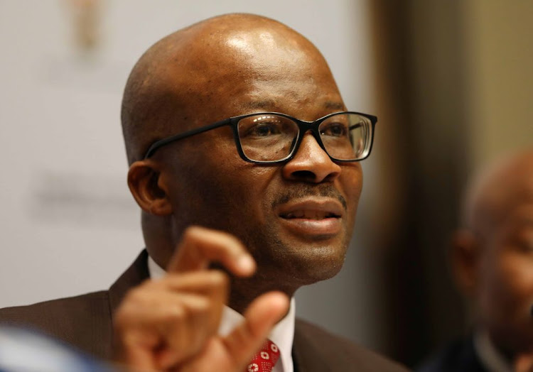 Treasury director-general Dondo Mogajane at parliament during the medium-term budget policy statement on October 24 2018.