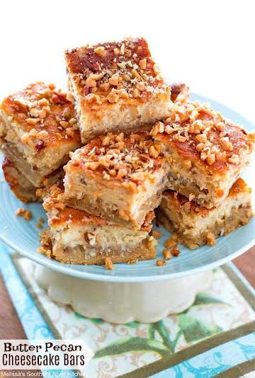 Butter Pecan Cheesecake Bars