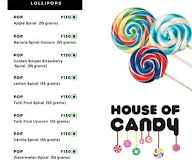 House Of Candy menu 3