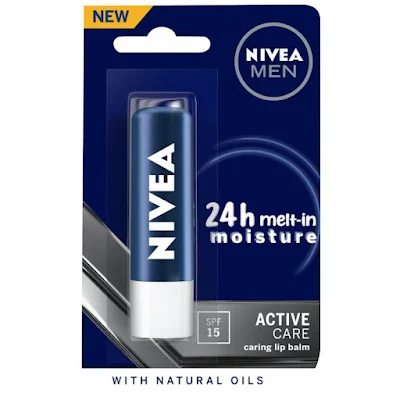 Nivea Men Lip Care - Active Care Lip Balm, Spf 15