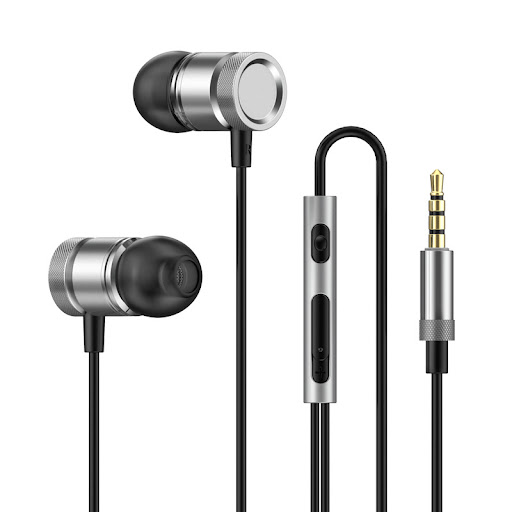 Title 3, Metal in-ear earphones with heavy bass and magi...