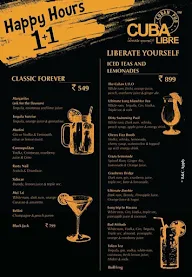 Cuba Libra menu 1