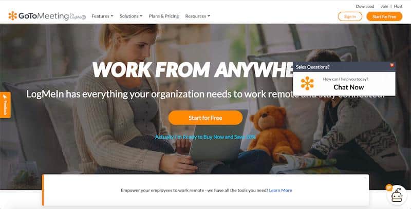 GoToMeeting: software para reuniones en línea
