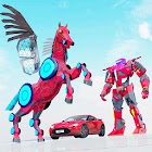 Flying Horse Robot Car Game – Robot Transform wars Varies with device