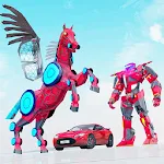 Flying Horse Robot Car: Super Car Robot Games Apk