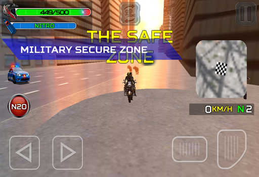 Télécharger Moto Zombie City Police  APK MOD (Astuce) 4