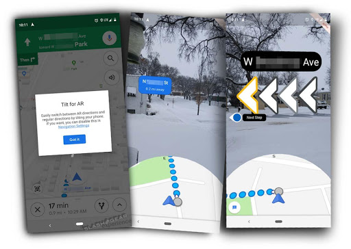 Navigation System in AR