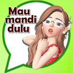 Cover Image of Download Beautiful Cute Girls Sticker for WaStickerApps 5.0 APK