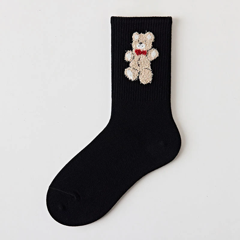 Title 4, Net Red Socks Dames puur katoen Mid-tube Ins Trend