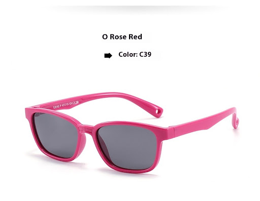 Title 3, New Square Childrens Silicone Polarized Sungla...
