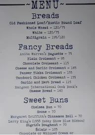 Landour Bakehouse menu 2