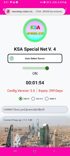 Screenshot KSA Special Net