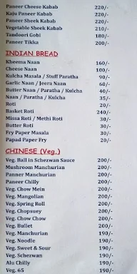 Preetam menu 3