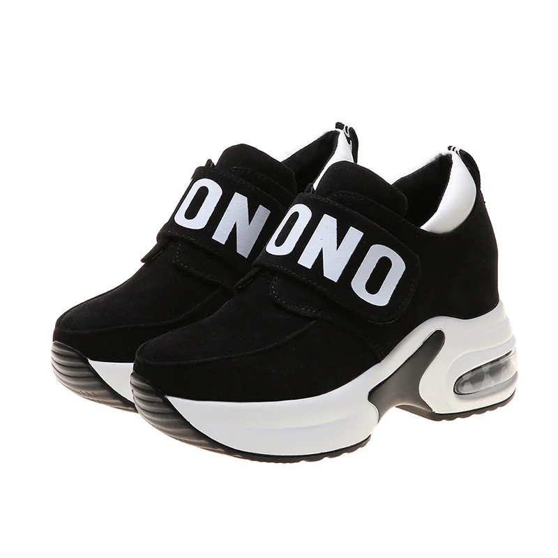 Title 4, Scarpe con suola spessa e velcro per studenti