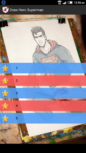 Draw Hero Superman