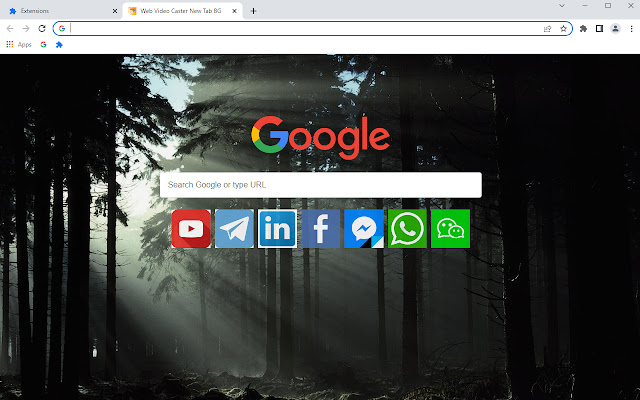 Web Video Caster for PC & Mac - BG for NewTab