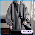 Áo Hoodie Nam Nữ Form Rộng, Áo Khoác Hoodie Trơn Nam Nữ Form Rộng Nỉ Dày Unisex Mặc Nhà Đi Chơi Đi Học Ulzzang