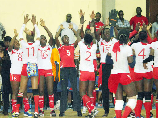 Kenya Pipeline women’s team players.Photo/FILE