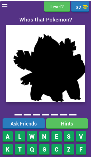Whos that pokemon? Screen 3