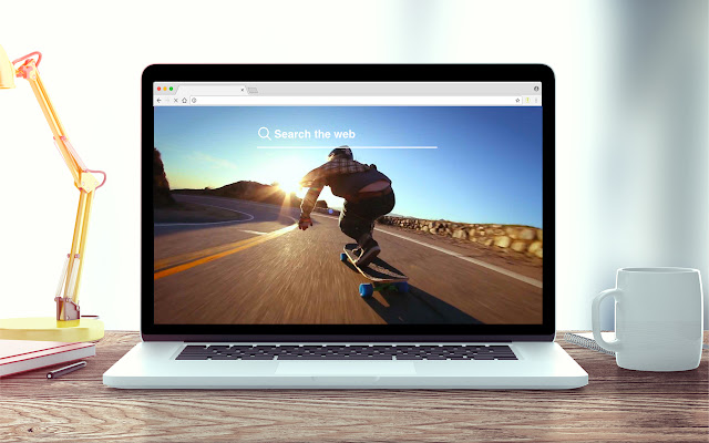 Long Boarding New Tab Sports Theme