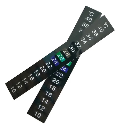 Dual Scale Aquarium Thermometer Fish Tank Liquid Fahrenheit Sticker Digital Aquarium Aquarium Thermometer Stick Control 
