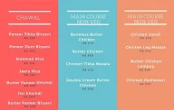 Butter Chicken Company menu 2