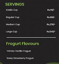 70s Frogurt Hood menu 2