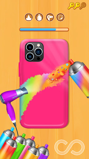 Screenshot Phone Case Maker: Tie Dye Game