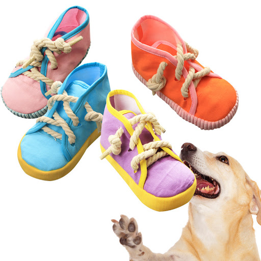 Title 3, Pet Simulation Canvas Shoes Sounding Toy