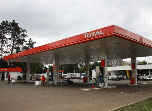 Total petrol station along Waiyaki way.