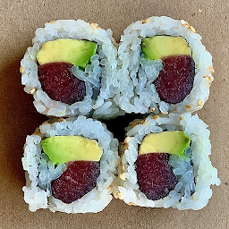 Tuna Avocado Roll* (8pcs) GF