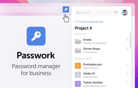 Passwork Self-Hosted chrome extension