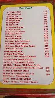 Shangai Chinese kitchen menu 5