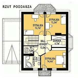 WB-3929 - Rzut poddasza