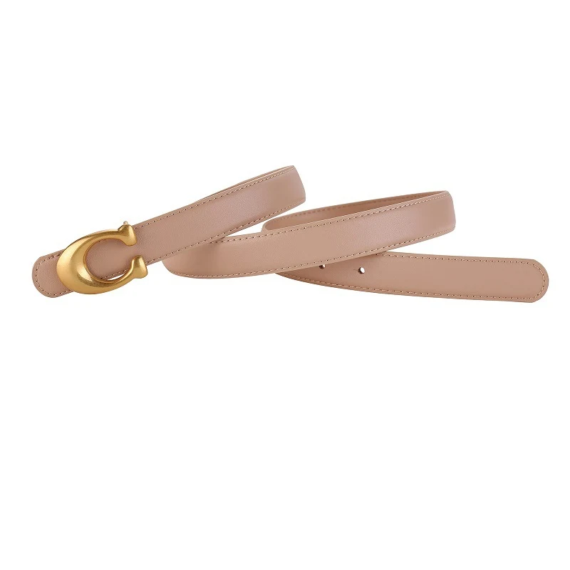 Rode mesh C-gesp riem voor dames, modieuze en veelzijdige decoratie, ideaal om elke outfit op te fleuren.