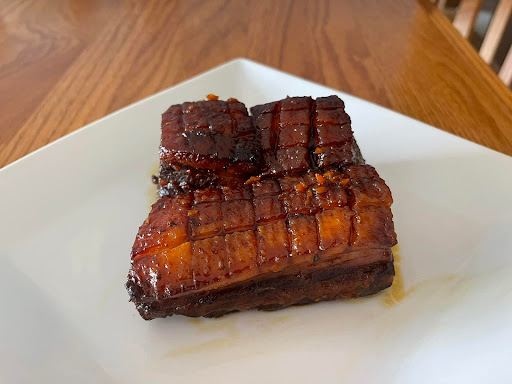 Glazed pork belly recipe