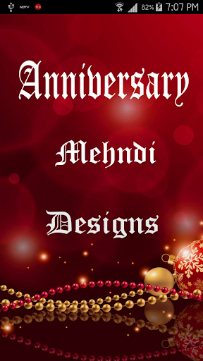 Anniversary Mehndi Designs