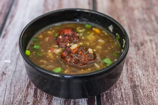 Veg Manchurian Soup