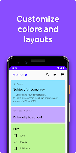 Memoire — Notes, Lists  Reminders