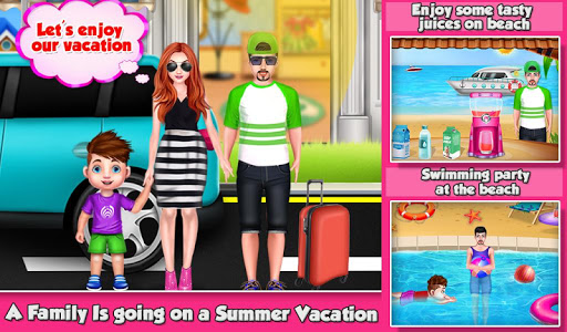 Screenshot Summer Vacation Planning Trip