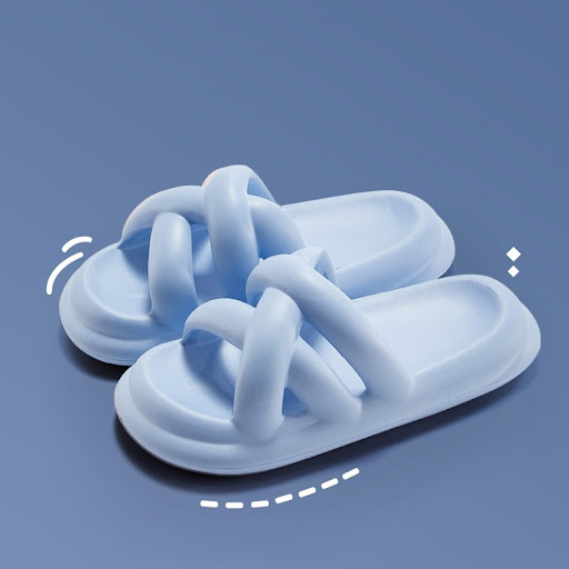 Title 4, EVA Thick Sole Indoor Home Beach Sandals and Sl...