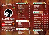 Gabbar cafe menu 1