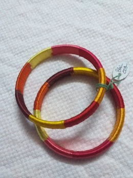 Multi Color Silk Thread Bangle