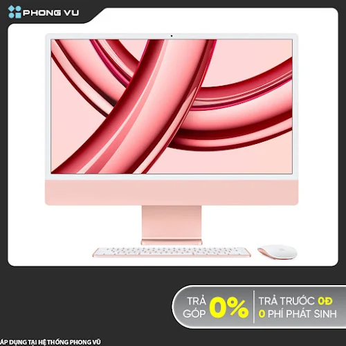 PC APPLE iMac (2023) MQRD3SA/A (24" 4.5K/Apple M3/8GB/256GB SSD/Mac OS/WiFi 802.11ax)