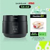 Nồi Cơm Điện Lock&Lock Compact Rice Cooker 1.2L Màu Đen Ejr346Blk