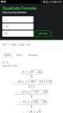 Quadratic Formula - Step by Step