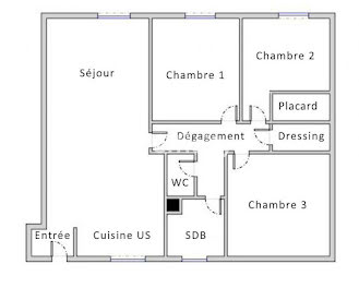 appartement à Courbevoie (92)