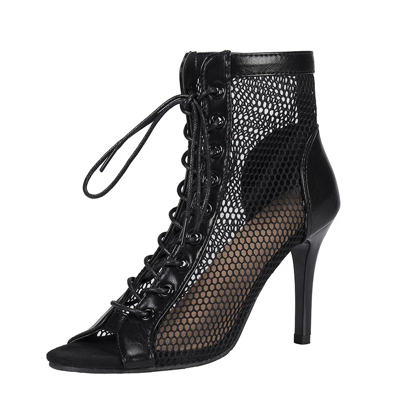 Title 3, Sandali donna in mesh con tacco a stiletto e pu...