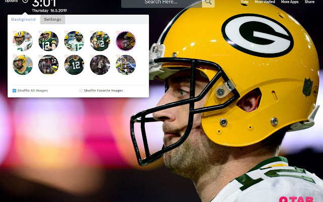 NFL Aaron Rodgers Wallpapers Theme