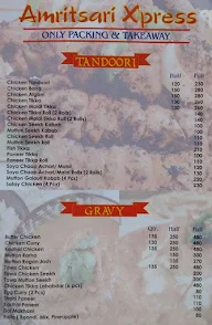 Amritsari Xpress menu 3